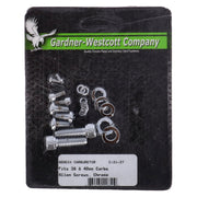 Gardner-Westcott Bendix float bowl mount kit - Chrome allen