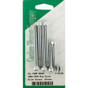 Gardner-Westcott Oil pump mount kit allen chrome