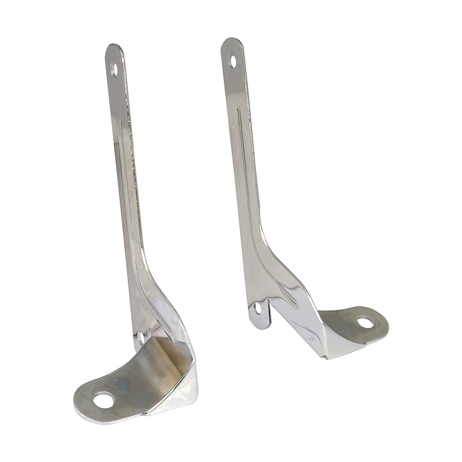 MCS Spotlamp / passing lamp mount bracket kit - Chrome