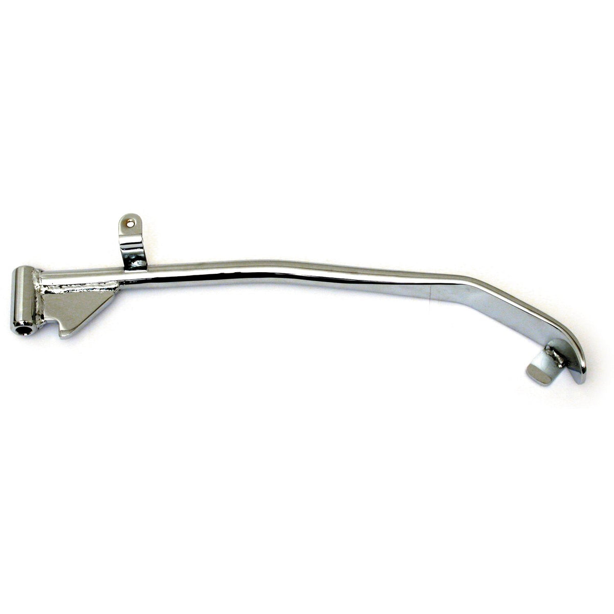 MCS Jiffy stand flat bottom - Stock replacement - Chrome