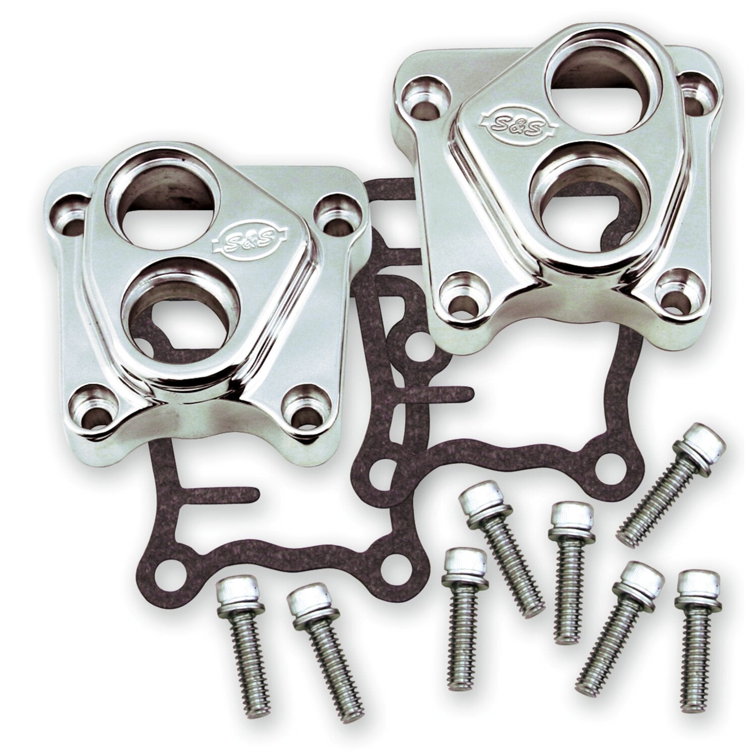 S&S Twin Cam tappet cover set - Polished