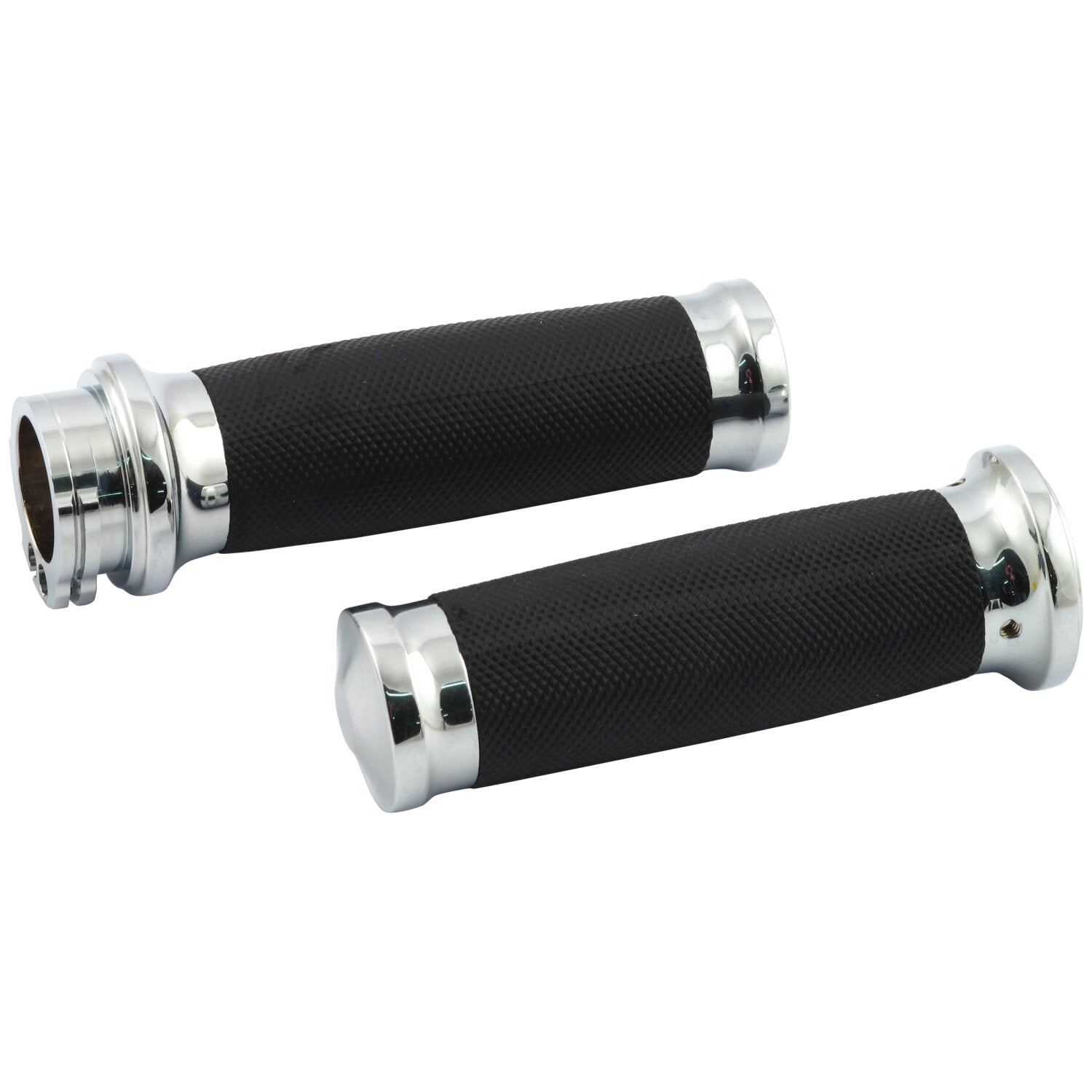 MCS Handlebar grip set Caliber - Chrome