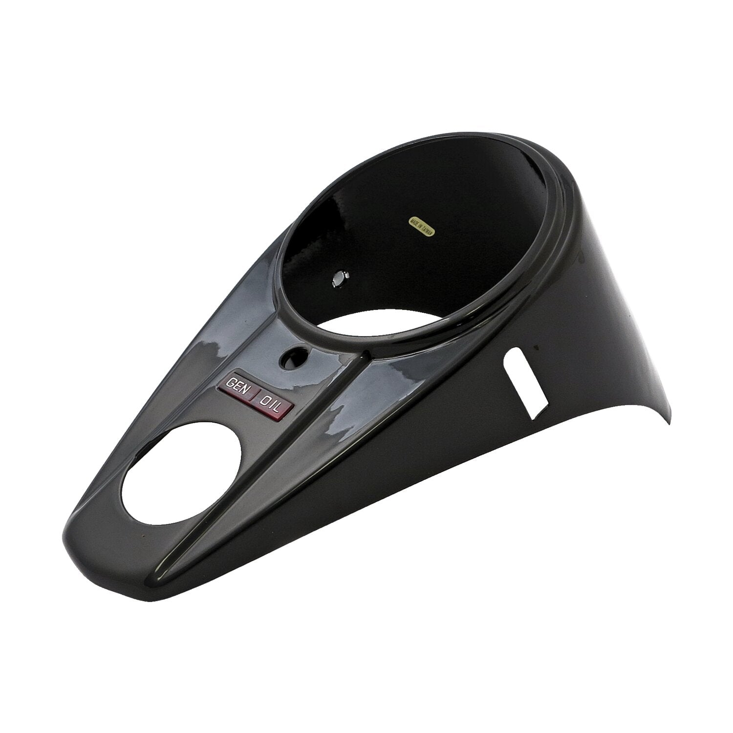 MCS 47-61 style 2-light dash cover - Gloss black