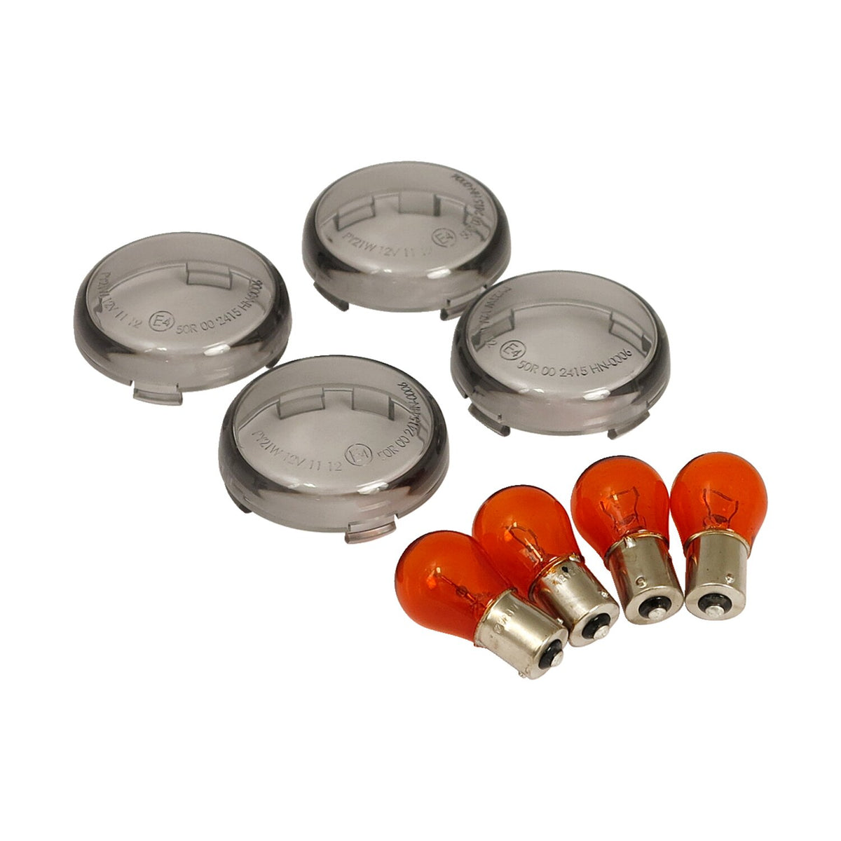 MCS Bullet turn signal lens kit smoke