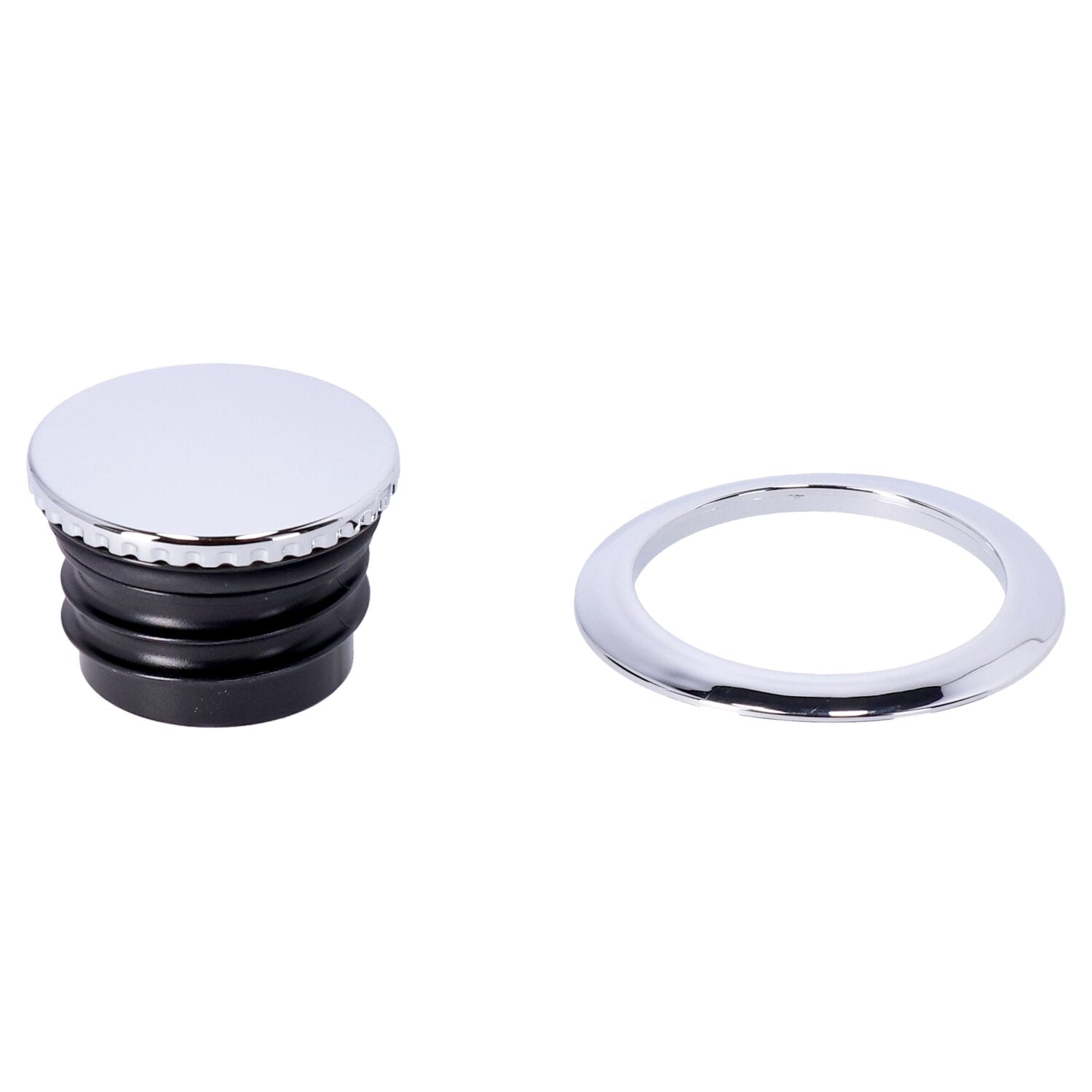 MCS Pop-up gas cap set - Chrome
