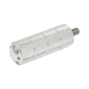 MCS Bomber shift/brake peg set - knurled - Chrome
