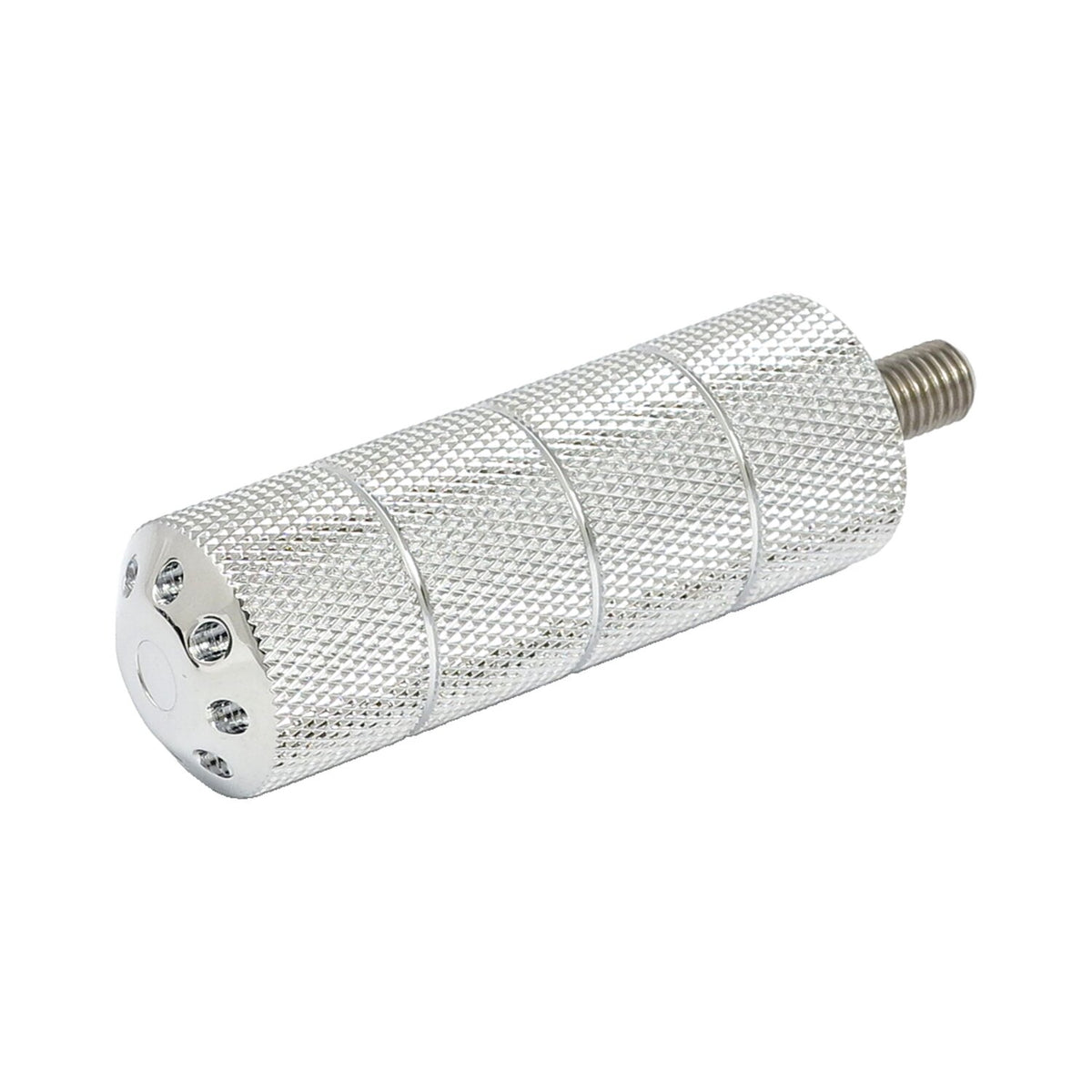 MCS Bomber shift/brake peg set - knurled - Chrome