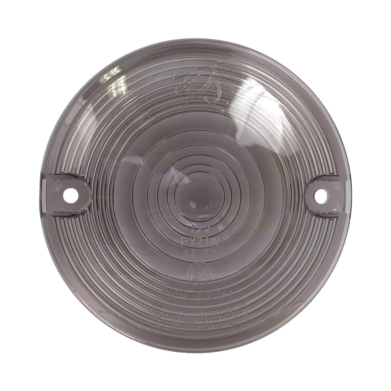 MCS Replacement turn signal lens - flat lens - Smoke