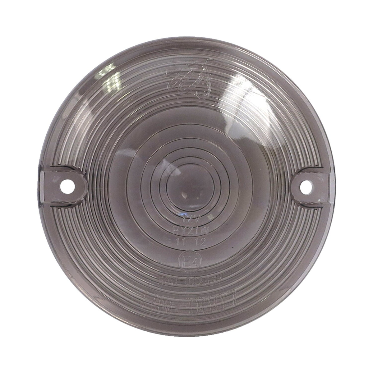 MCS Replacement turn signal lens - flat lens - Smoke