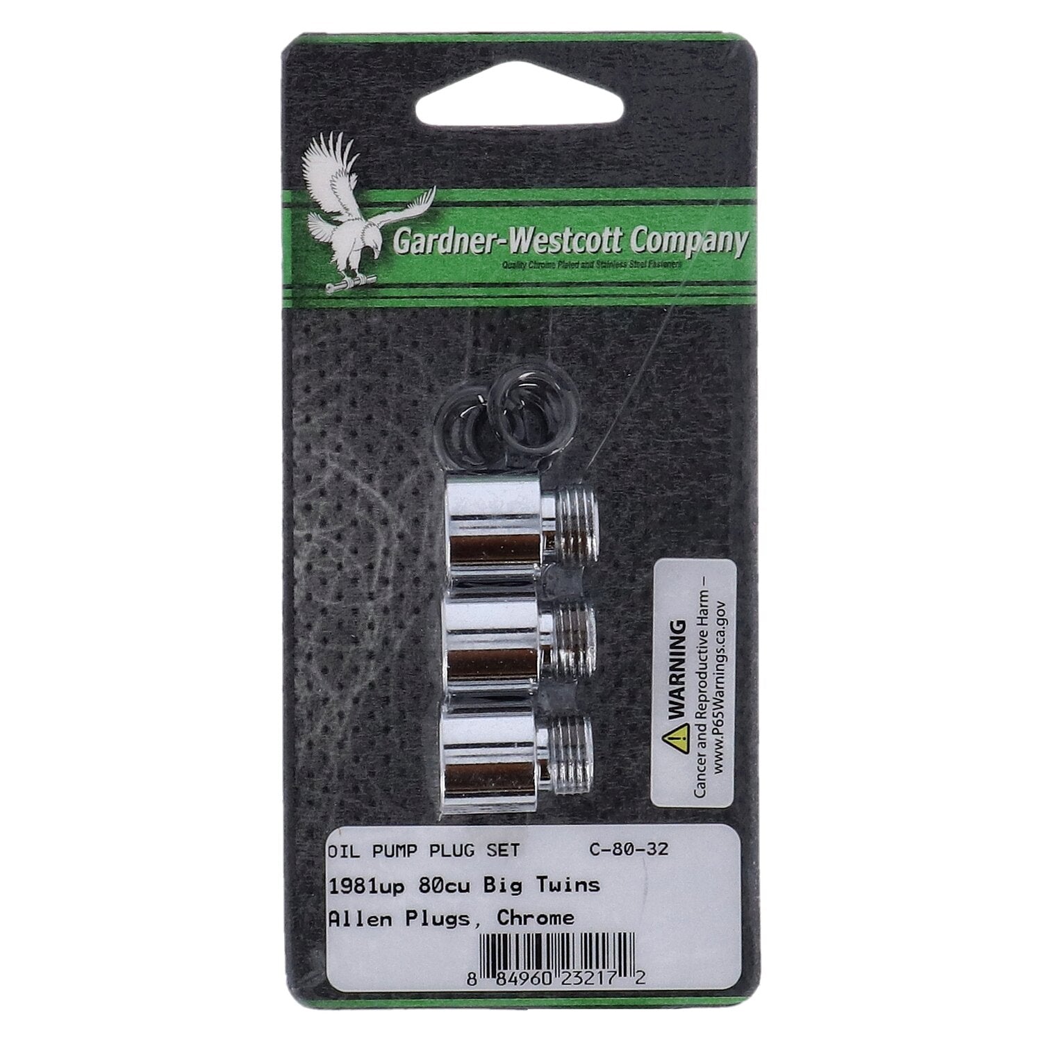 Gardner-Westcott Oil pump and crankcase plug set