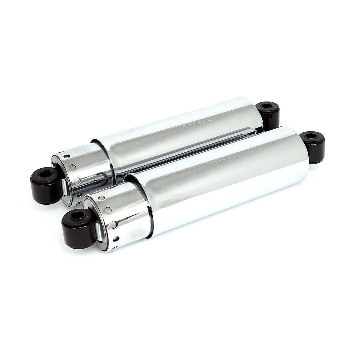 MCS Shock absorbers 12" full cover - Chrome