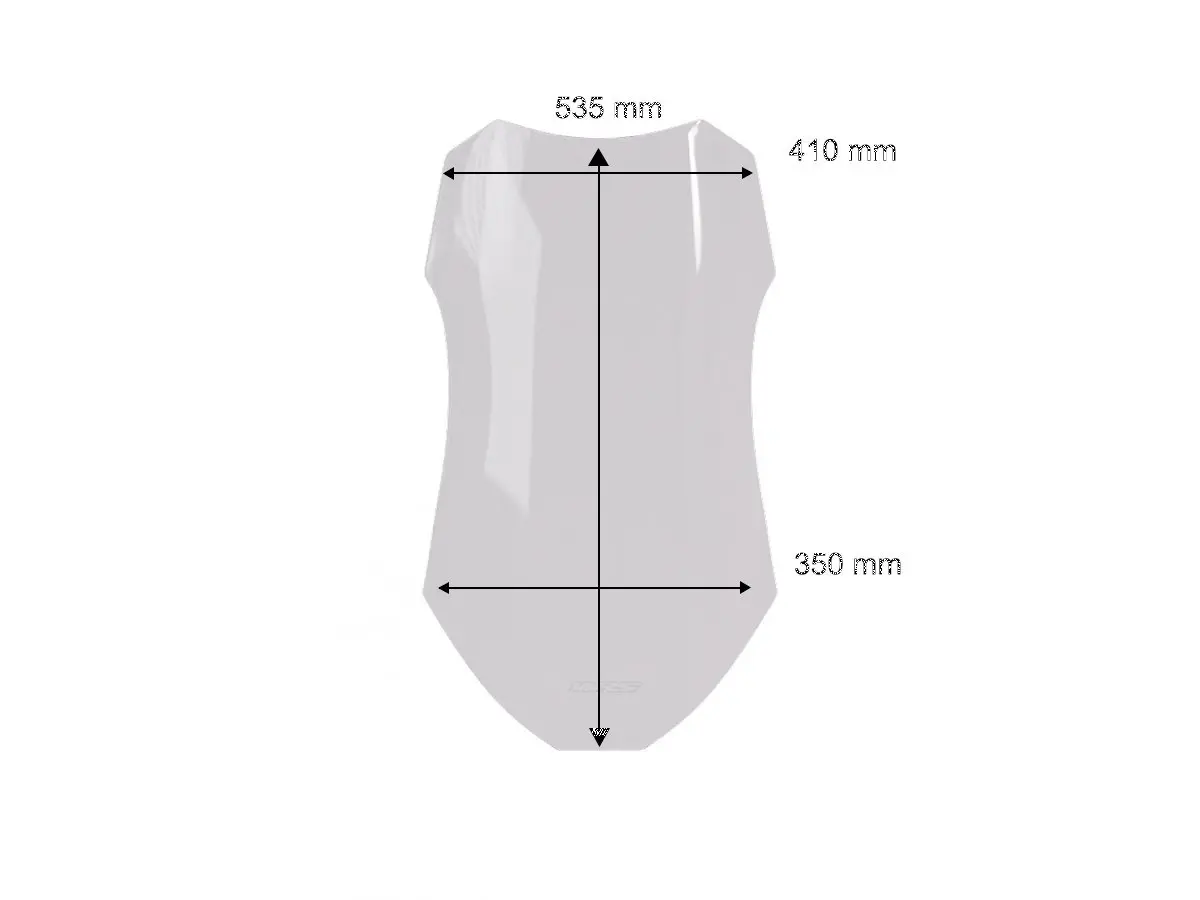 WRS Touring Windscreen Clear for Tracer 7/GT