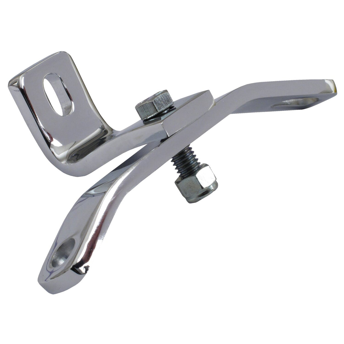 MCS Heavy Duty top motor mount - Chrome