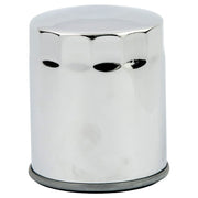 MCS spin-on oil filter - Chrome