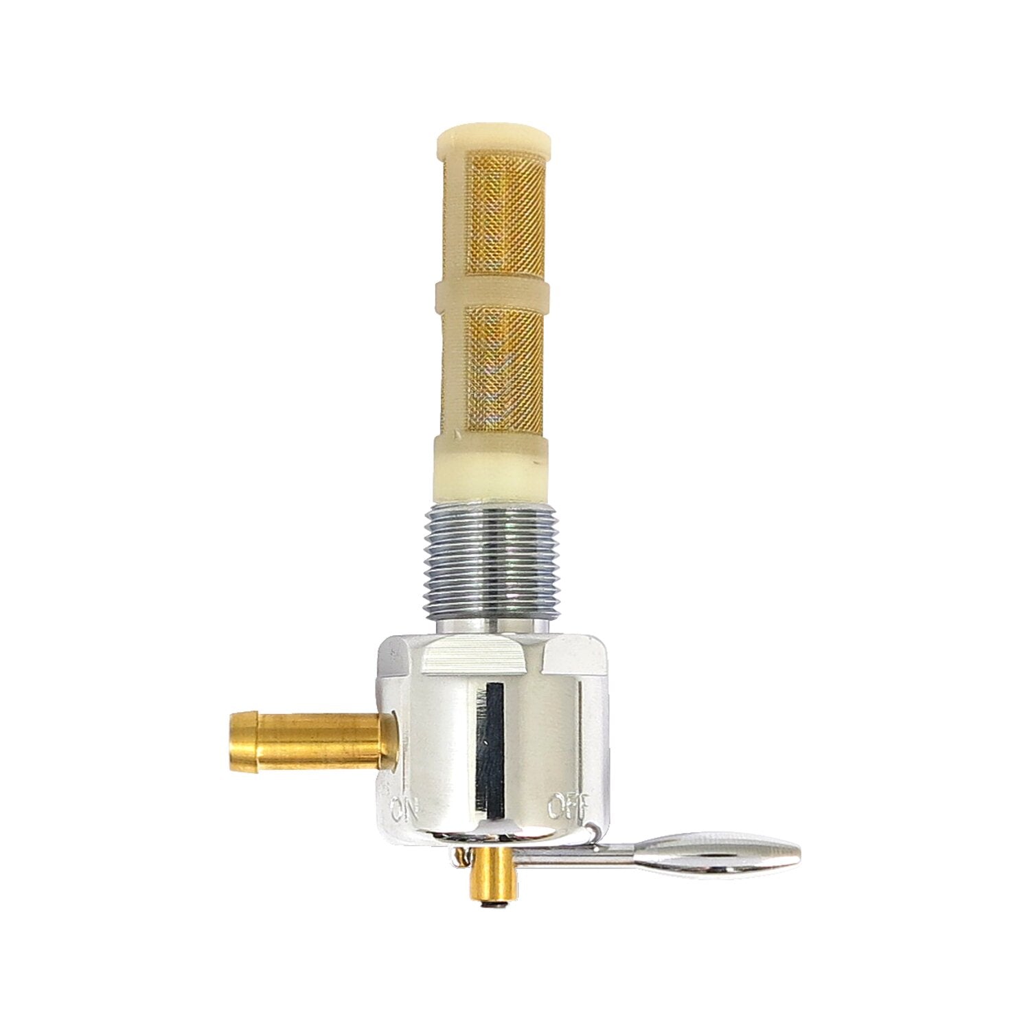 MCS Monster-Show petcock round body - Left outlet