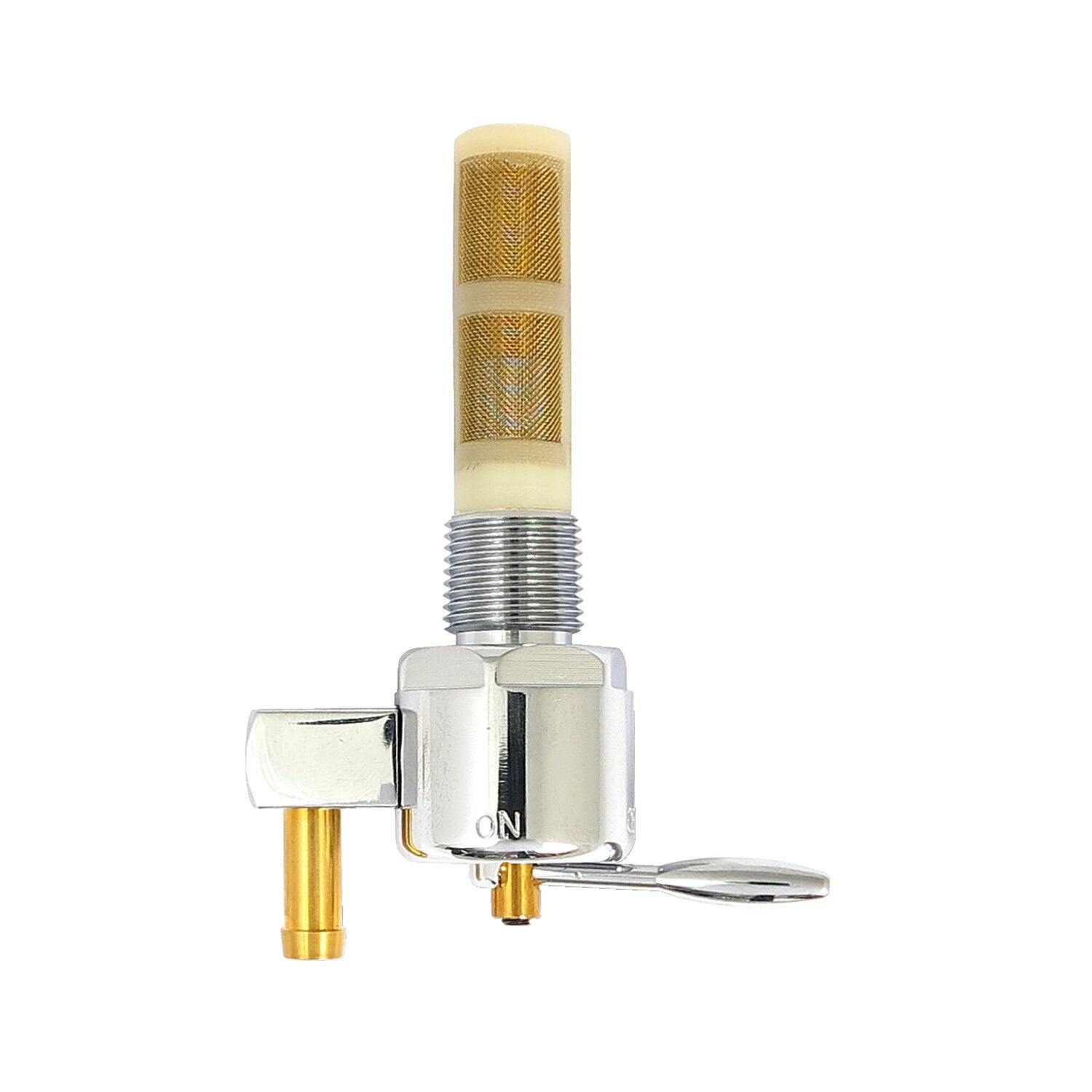 MCS Monster-Show petcock round body - Down outlet