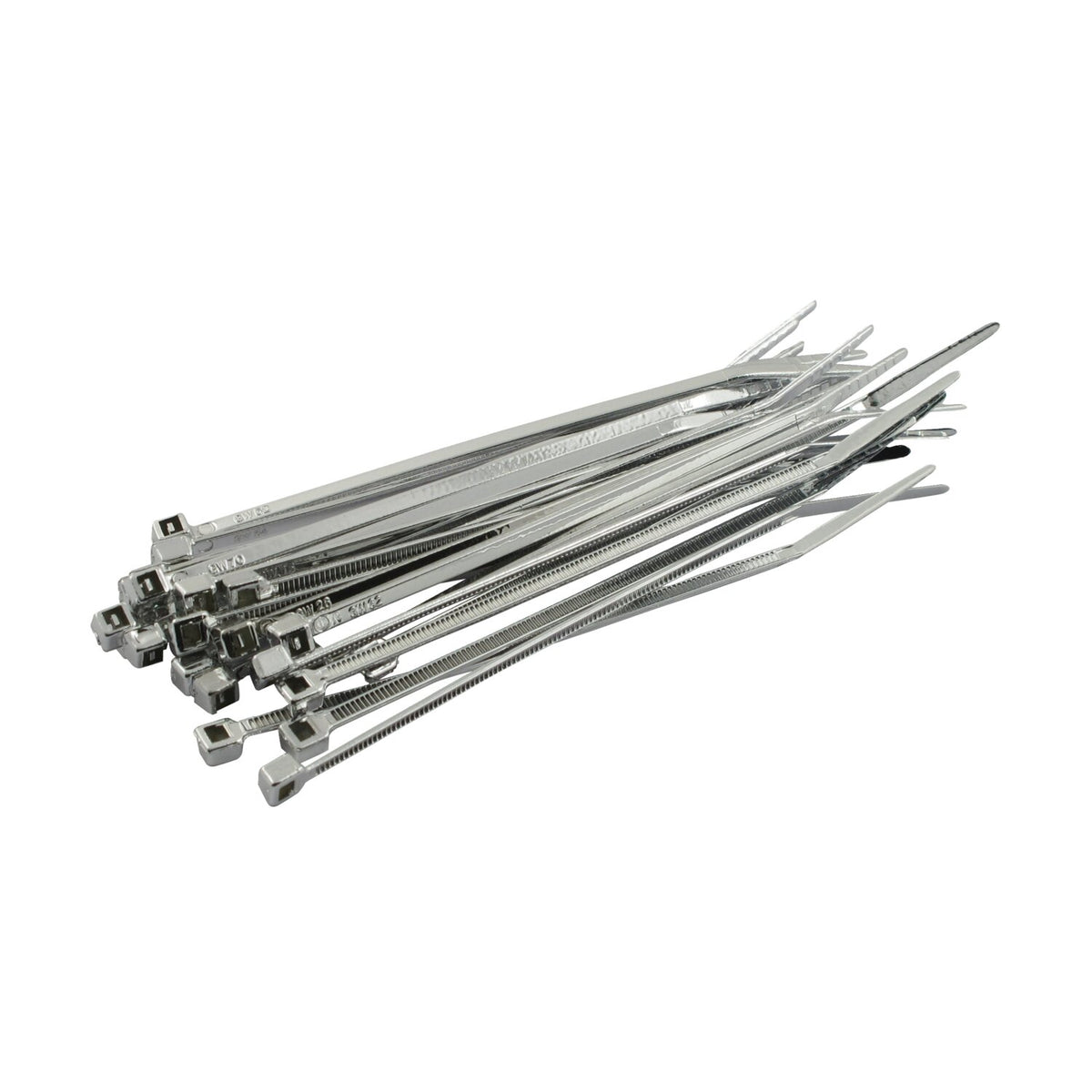 MCS cable straps - 7" (17.5cm) - Chrome
