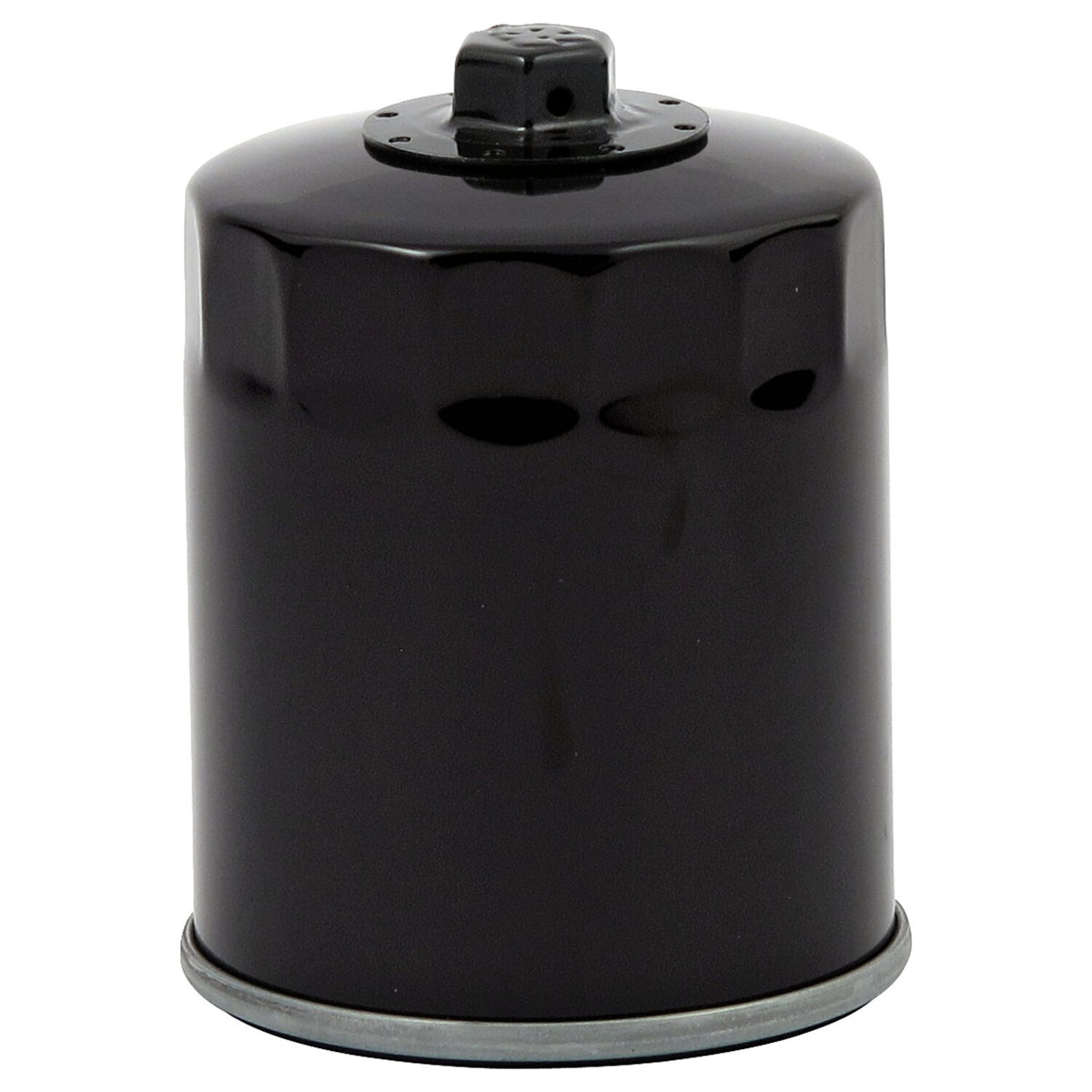 MCS spin-on oil filter with top nut - Black