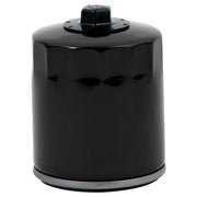 MCS spin-on oil filter with top nut - Black