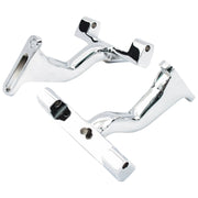 MCS Mount bracket passenger floorboard - Raised - Chrome