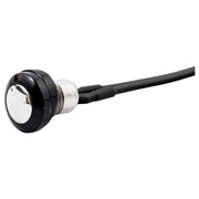 MCS Smooth push button switch - two-tone black/polished
