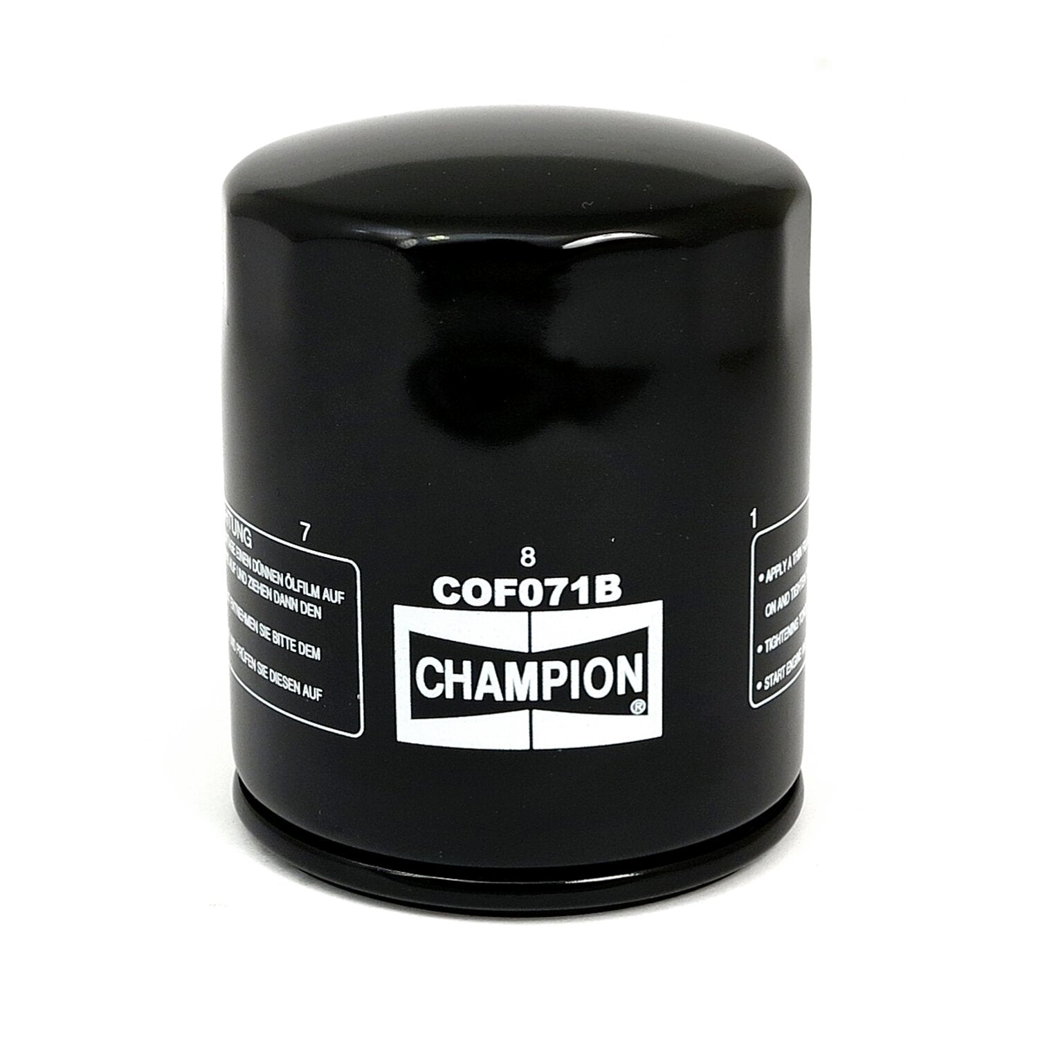 Champion spin-on oil filter - Black