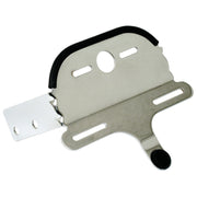 MCS Custom Fat Bob taillight bracket - Chrome - 6-1/2" wide