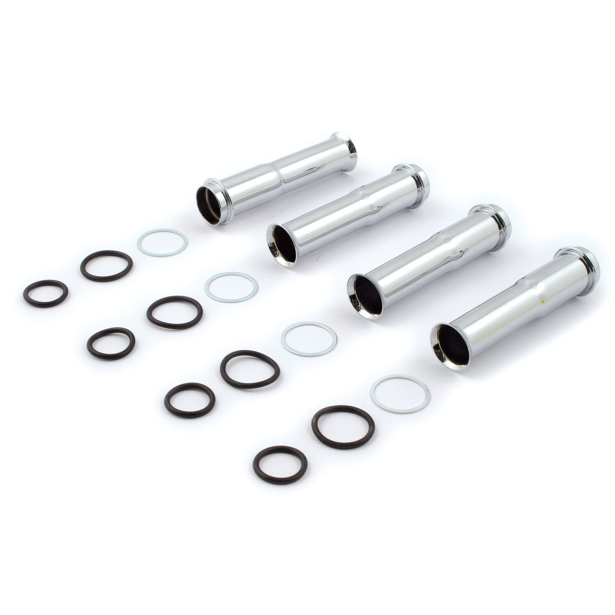 MCS Lower pushrod cover kit - 84-99 - Chrome
