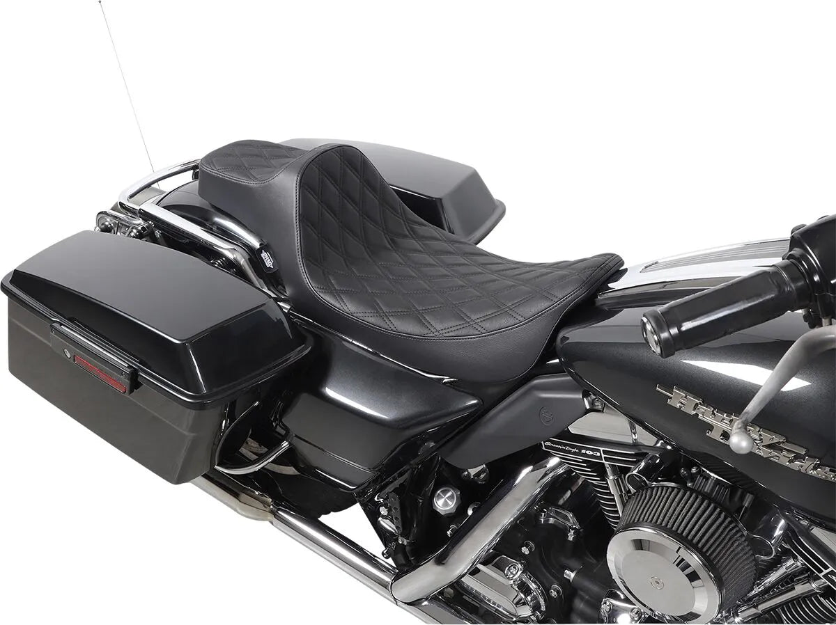 Drag Specialties Extended Reach Seat - For Harley Davidson