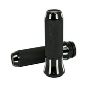MCS Cobra billet aluminum grips - CC Black