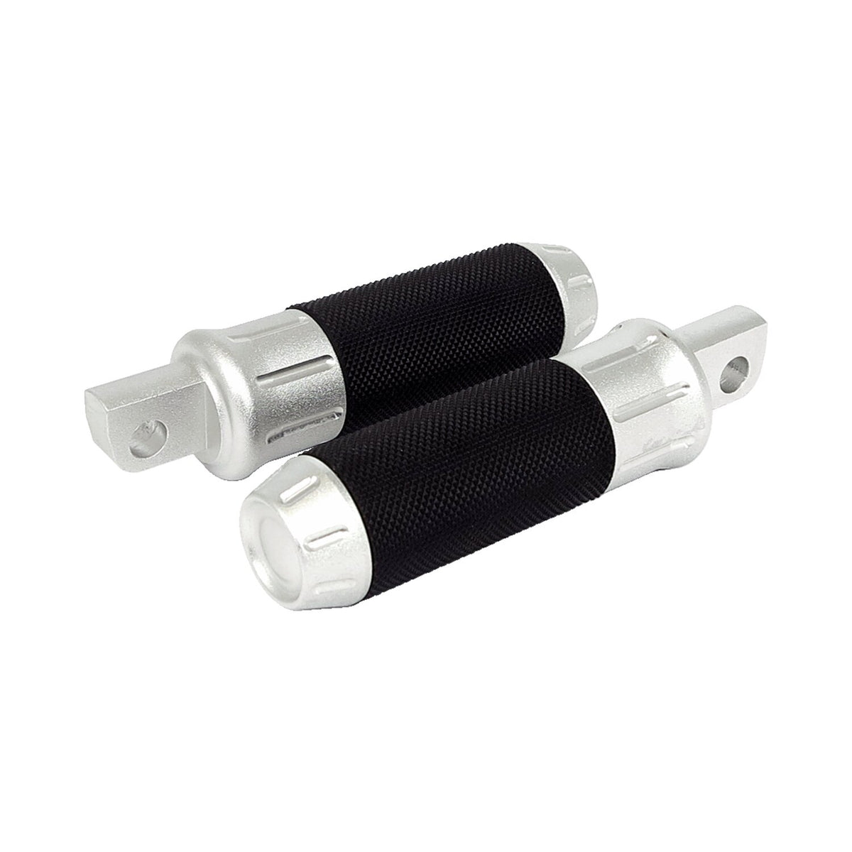 MCS Cobra footpegs - shot peened chrome