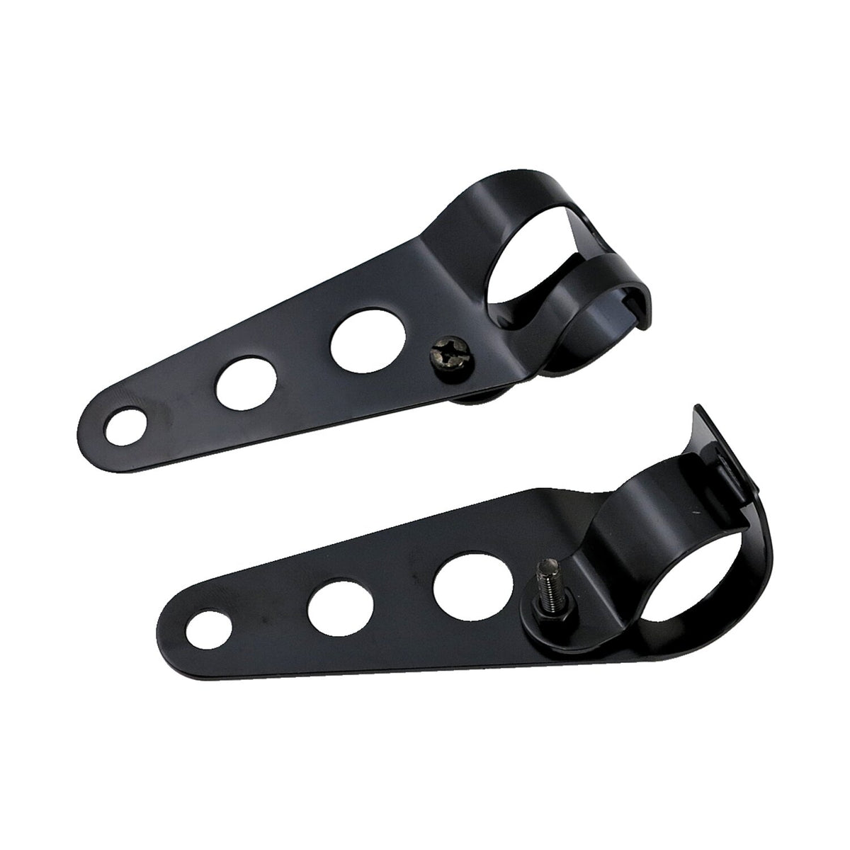 MCS Frisco side mount headlamp bracket set - Black