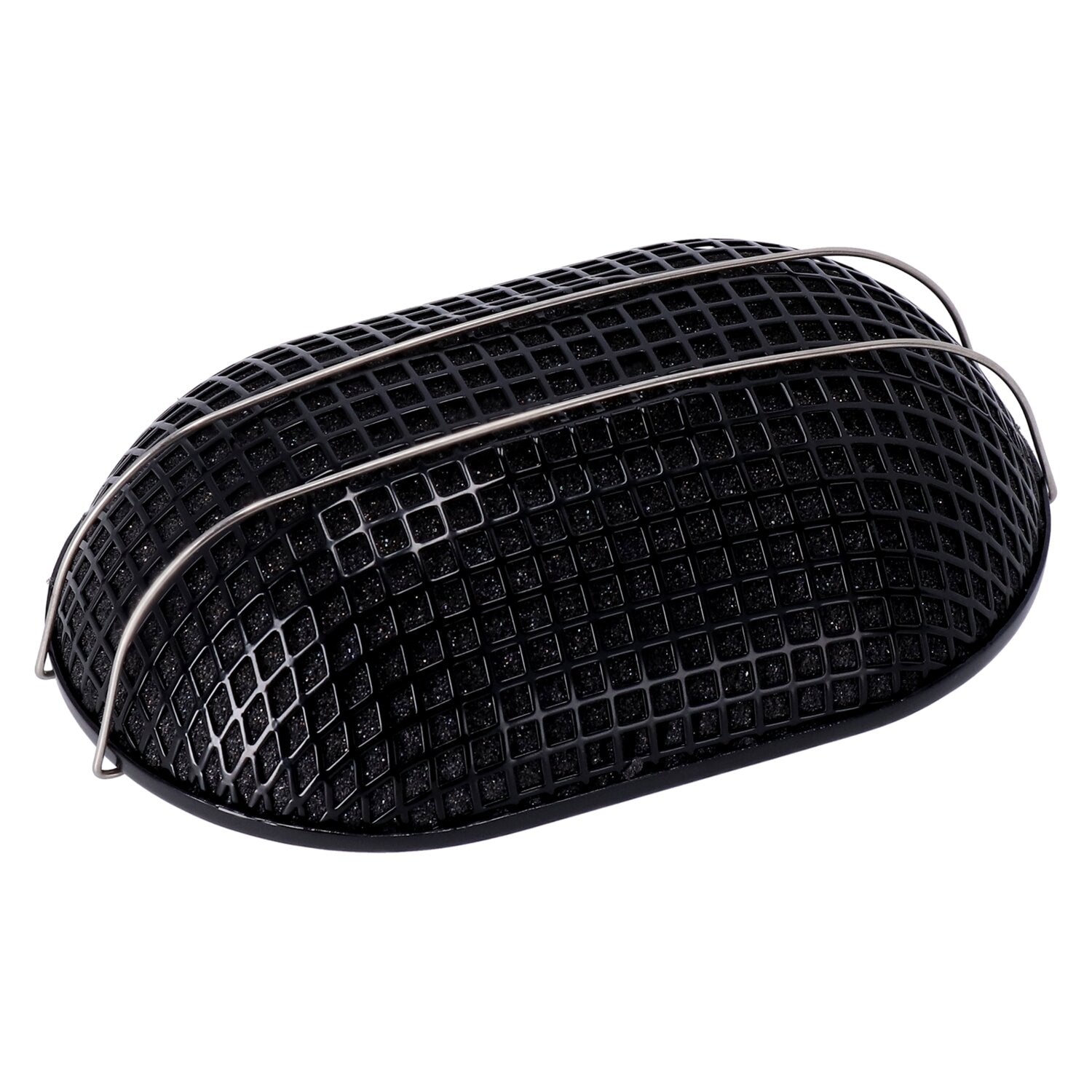 MCS Breather style air cleaner assembly oval - Black