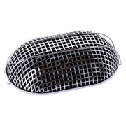 MCS Breather style air cleaner assembly oval - Chrome