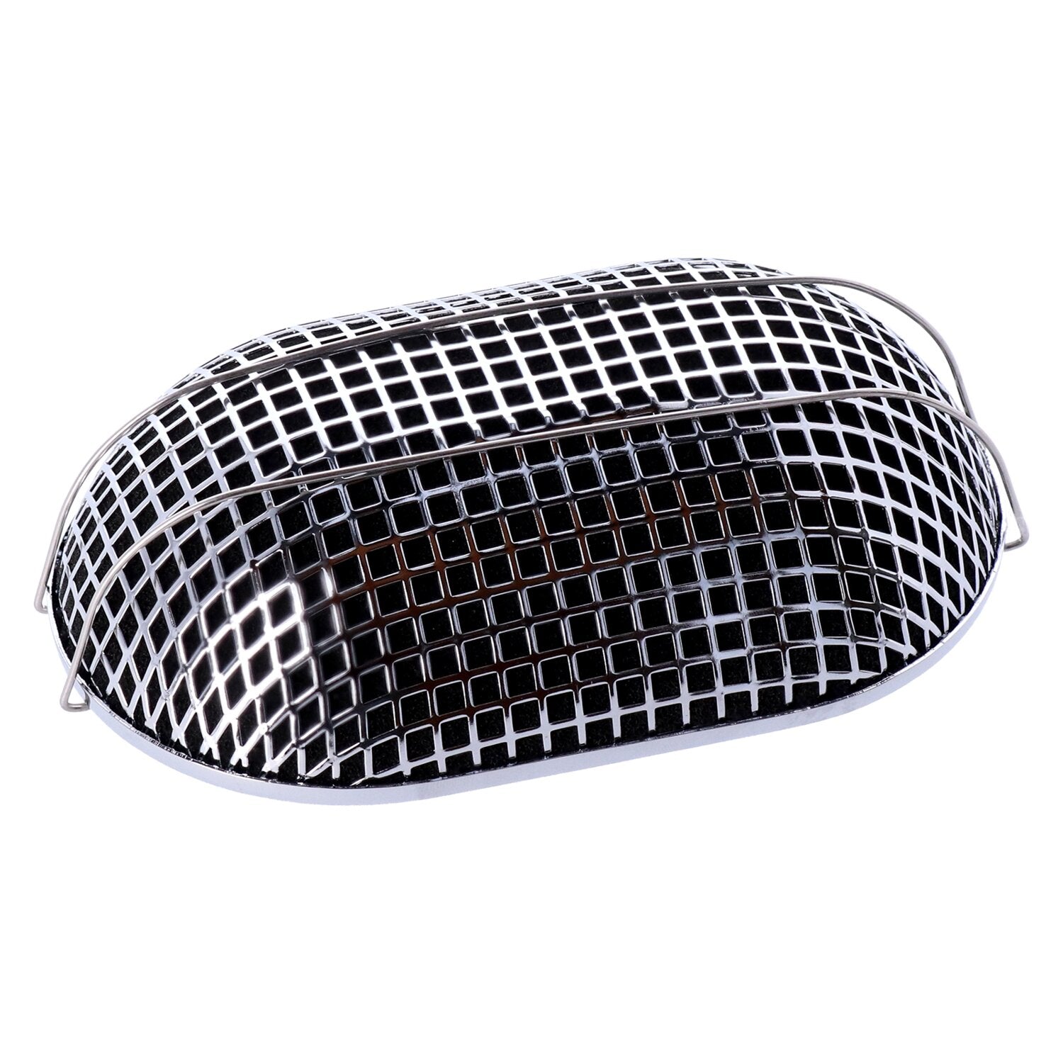 MCS Breather style air cleaner assembly oval - Chrome