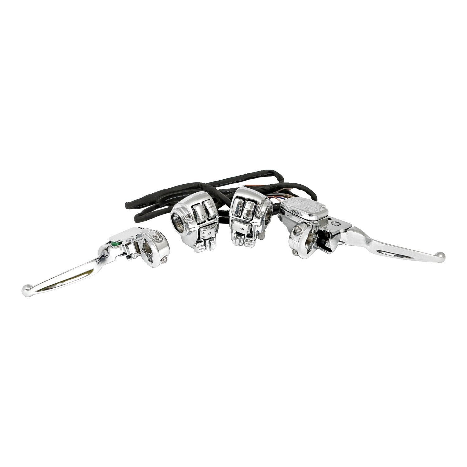 MCS Handlebar control kit chrome
