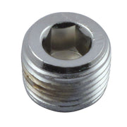 Gardner-Westcott 1/8-27 NPT allen pipe plug - Chrome