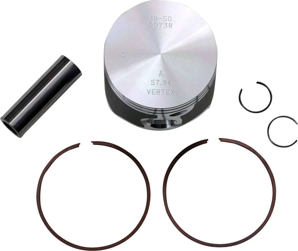 Vertex Piston Kit Cast Replica 2-stroke 150cc