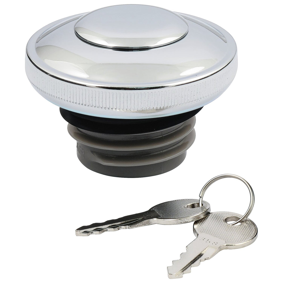 MCS Gas cap vented with lock chrome
