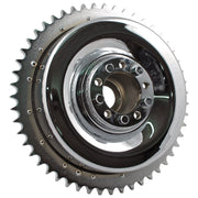 MCS 37-57 B.T - Rear brake drum & sprocket - Chrome