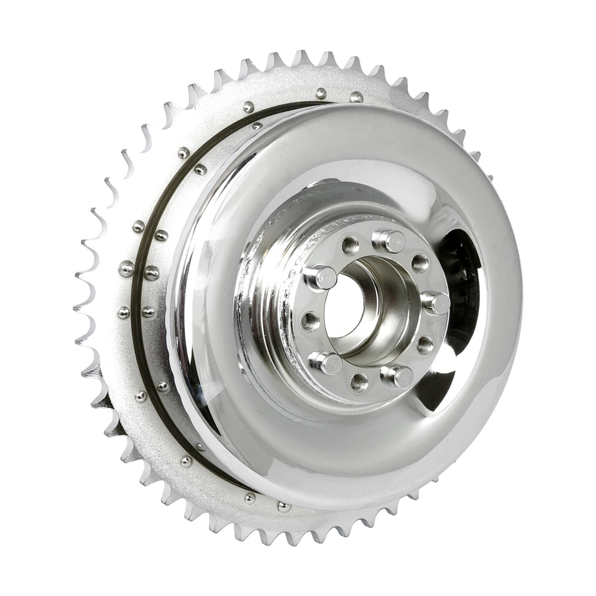 MCS 58-62 B.T - Rear brake drum & sprocket - Chrome