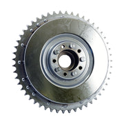 MCS 63-66 B.T - Rear brake drum & sprocket - Chrome
