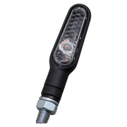 Daytona D-Light mini LED turn signal set - Black clear lens