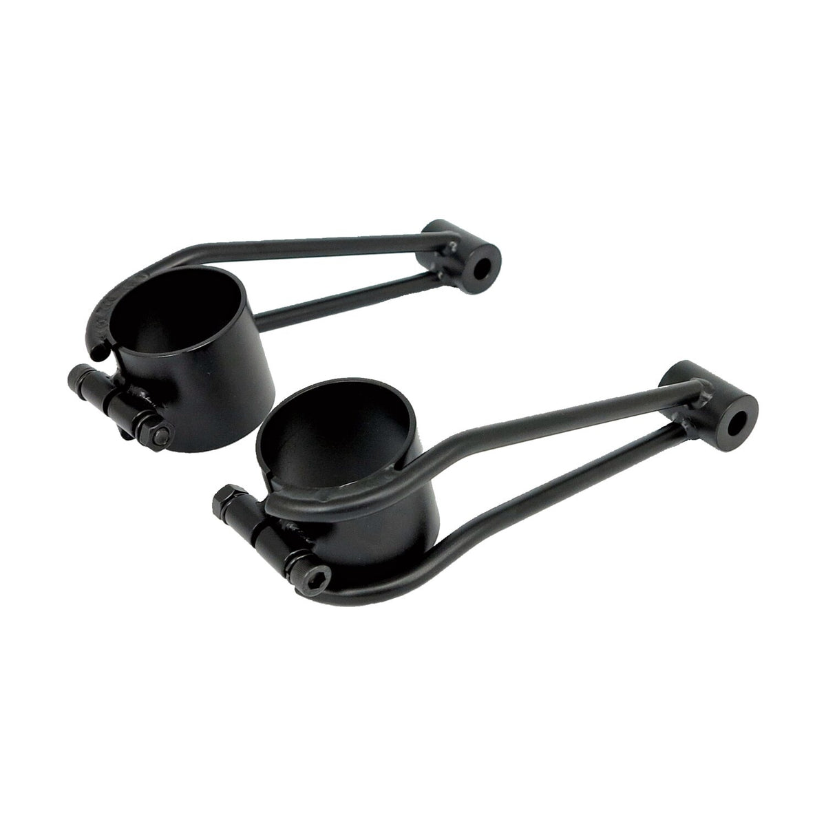 MCS Bracket for 'vintage' headlamp - 41mm fork tubes - Black