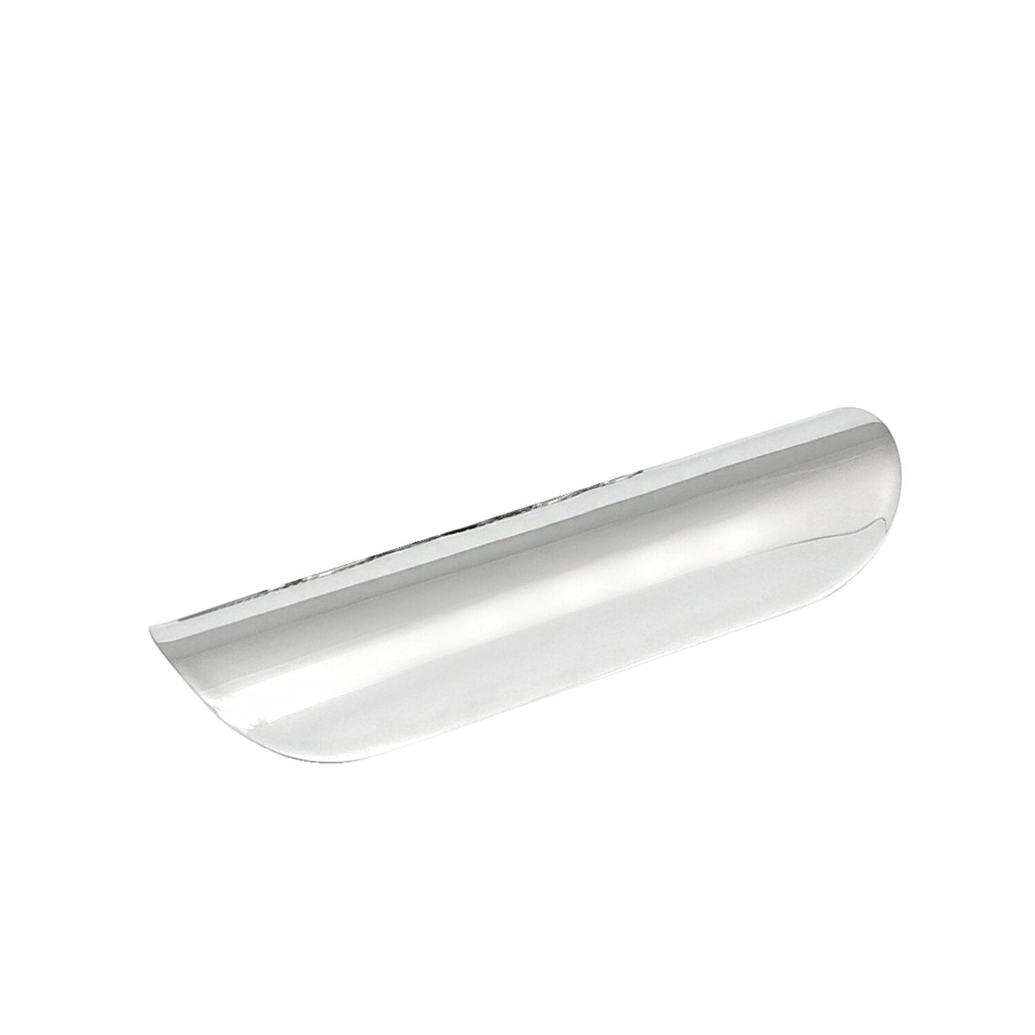 MCS Universal smooth heat shield 7" long chrome