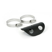 MCS Universal bullet hole heat shield 4" long black