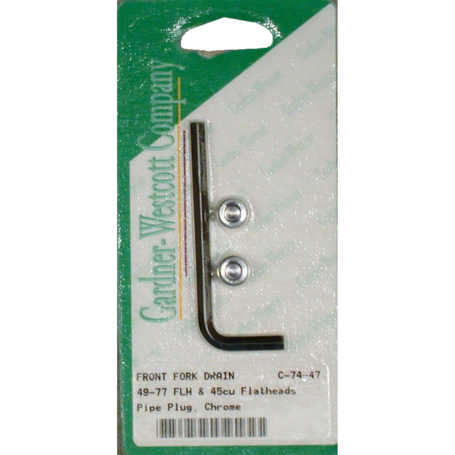Gardner-Westcott fork slider & case drain screw kit