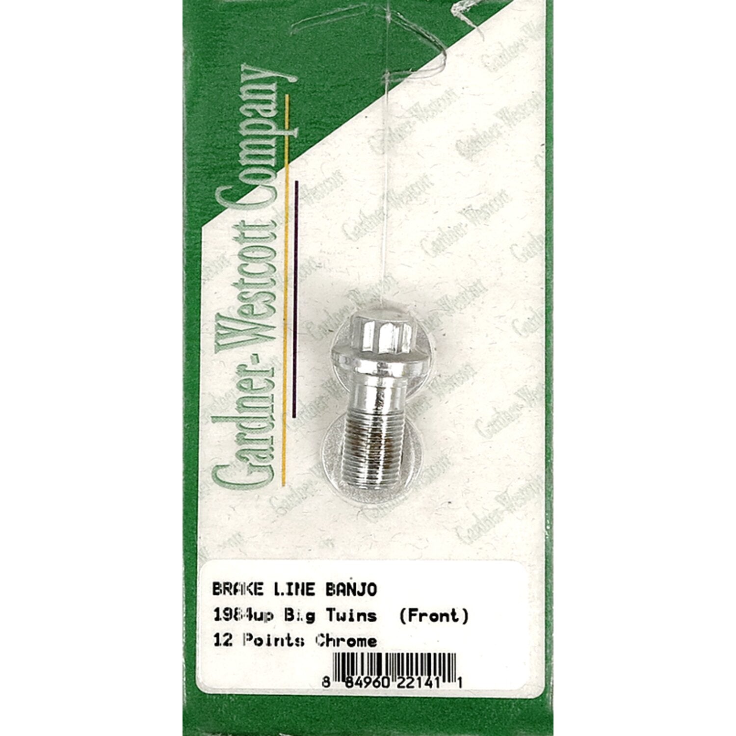 Gardner-Westcott Brake banjo bolt 12-point head 7/16-24