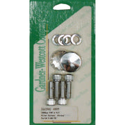 Gardner-Westcott Allen bolt set swingarm pivot covers - Chrome