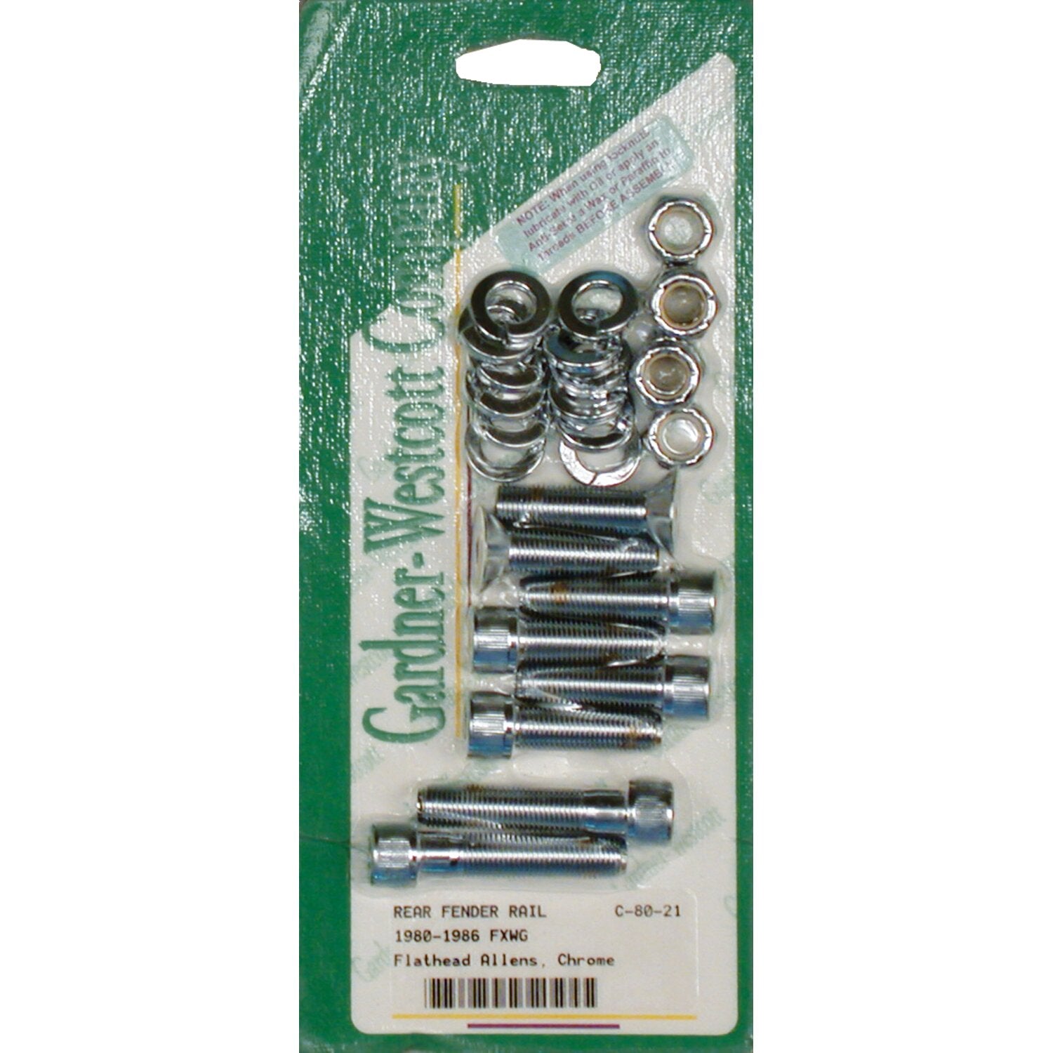 Gardner-Westcott fender strut mount kit - Chrome Allen head